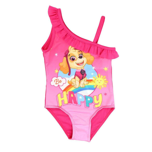 Maillot de bain Paw Patrol - 3/4A Fille - Enfant - Fushia - 85 % Polyester - 15 % Élasthanne - TrendyFlair