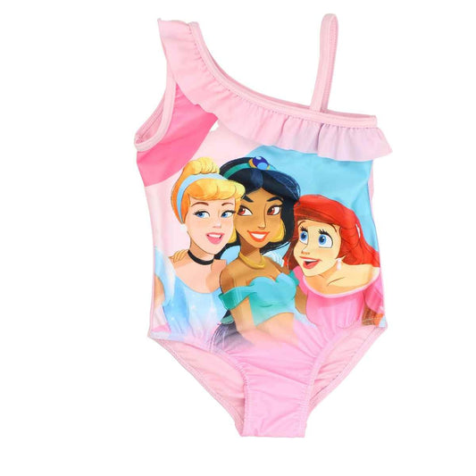 Maillot de bain Princesse - 3/4A Fille - Enfant - Rose - 85 % Polyester - 15 % Élasthanne - TrendyFlair