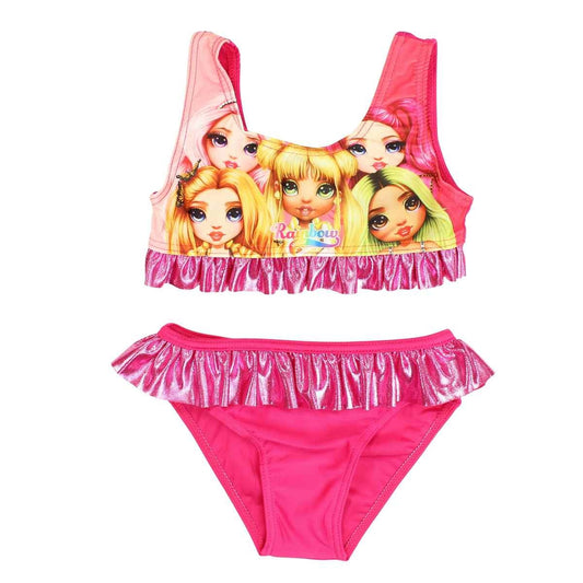 Maillot de bain Rainbow High - 3/4A Fille - Enfant - Rose - 85 % Polyester - 15 % Élasthanne - TrendyFlair