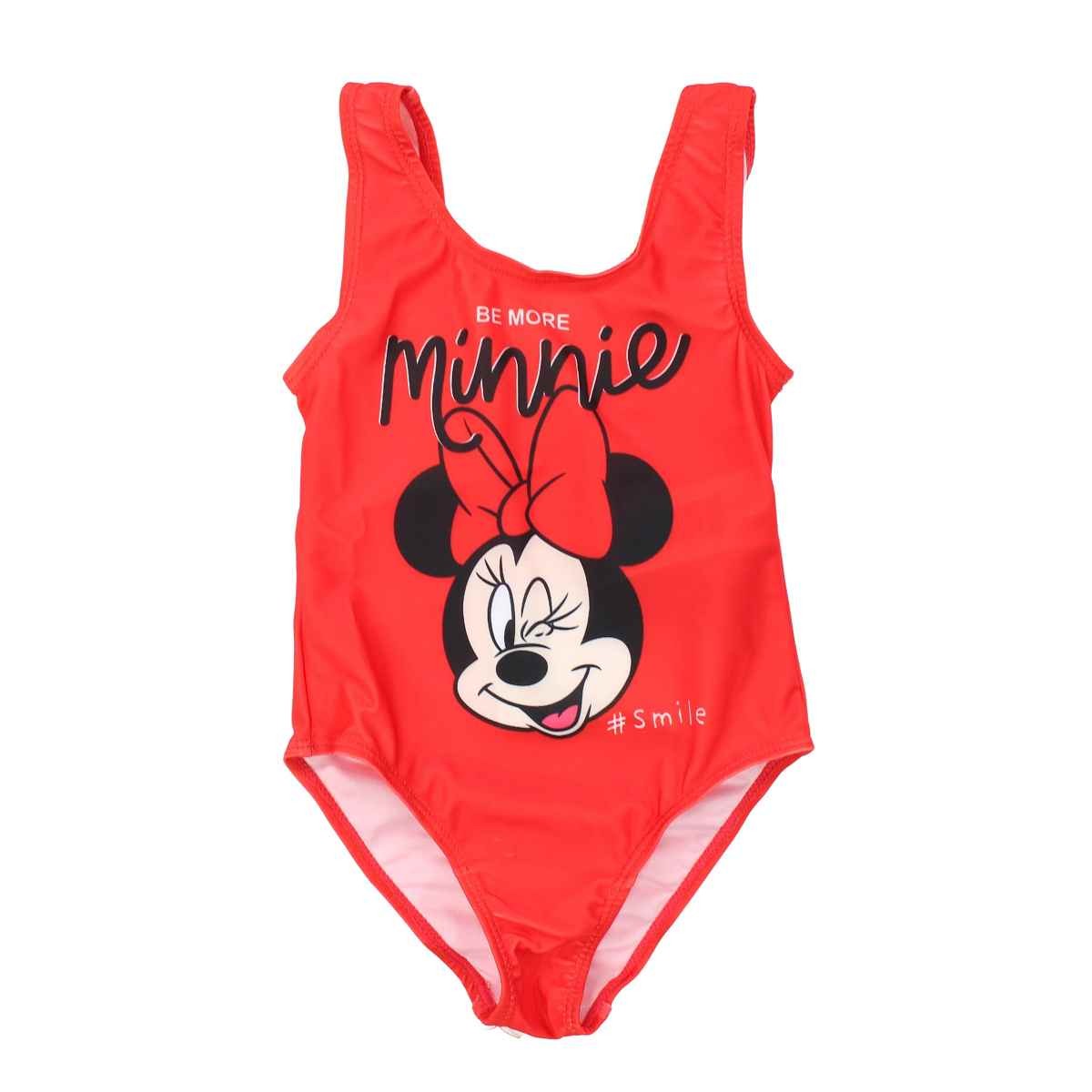 Maillot de bain Minnie - 4/5A Fille - Enfant - Rouge - 88 % Polyester - 12 % Élasthanne - TrendyFlair