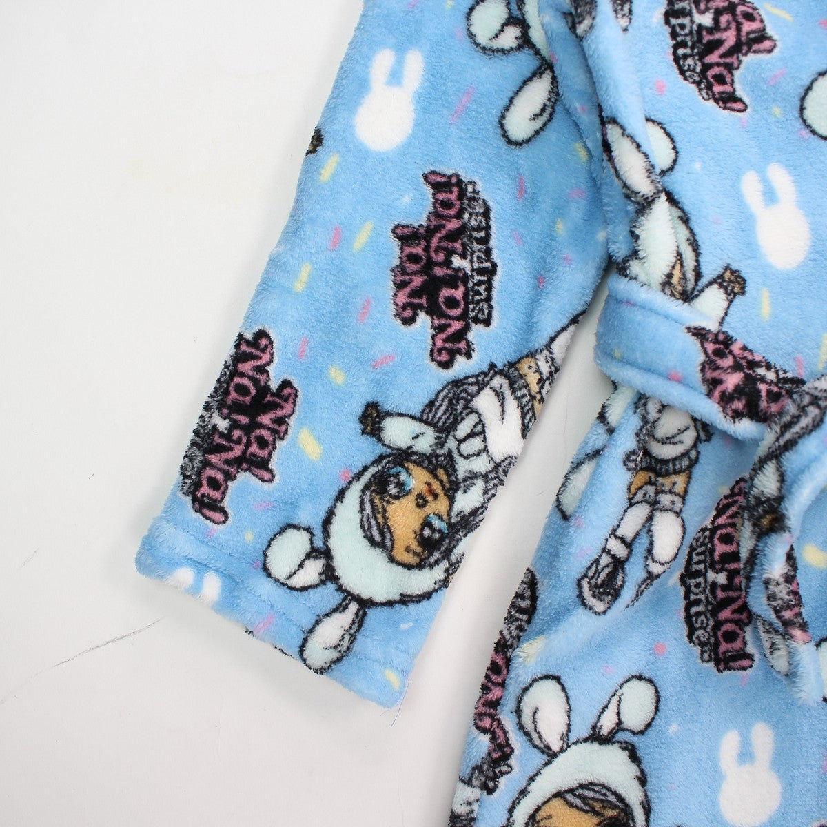 Peignoir Nana - 3/4A Fille - Enfant - Bleu - 100 % Polyester, 240 GSM, CORAL FLEECE - TrendyFlair