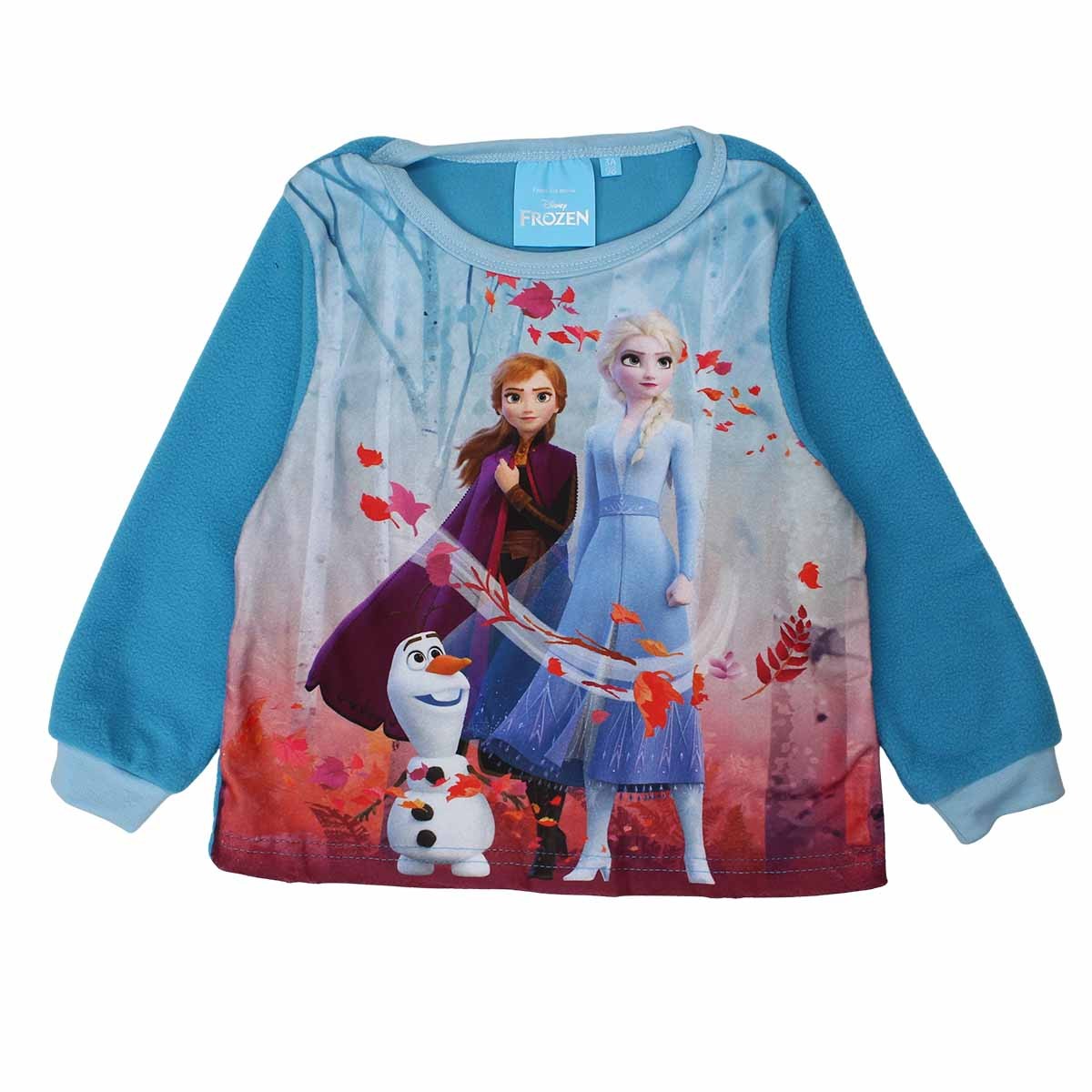 Pyjama polaire La Reine des Neiges - 3A Fille - Enfant - Bleu - 100 % Polyester - polaire - TrendyFlair