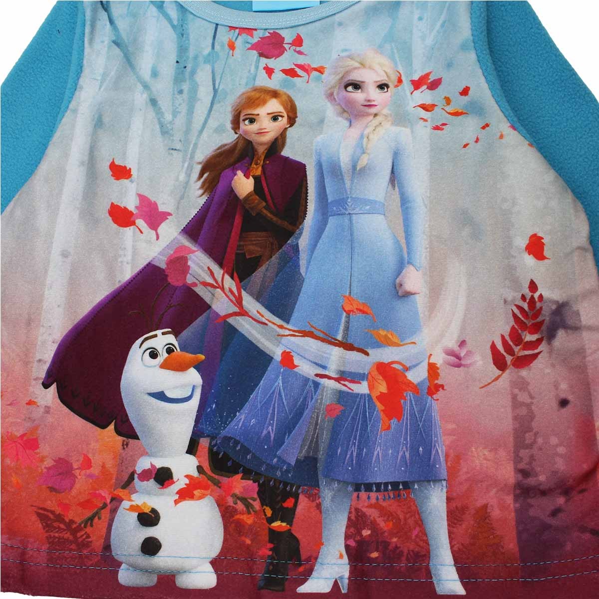 Pyjama polaire La Reine des Neiges - 3A Fille - Enfant - Bleu - 100 % Polyester - polaire - TrendyFlair