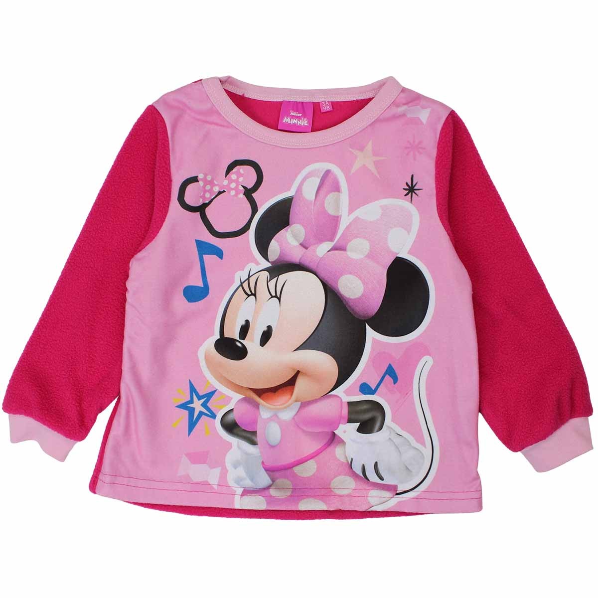Pyjama polaire Minnie - 3A Fille - Enfant - Fushia - 100 % Polyester - polaire - TrendyFlair