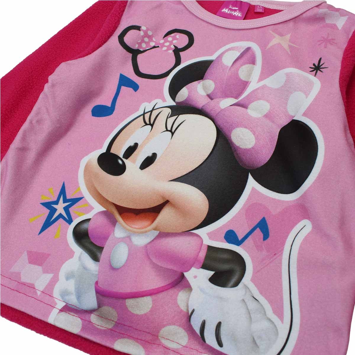 Pyjama polaire Minnie - 3A Fille - Enfant - Fushia - 100 % Polyester - polaire - TrendyFlair