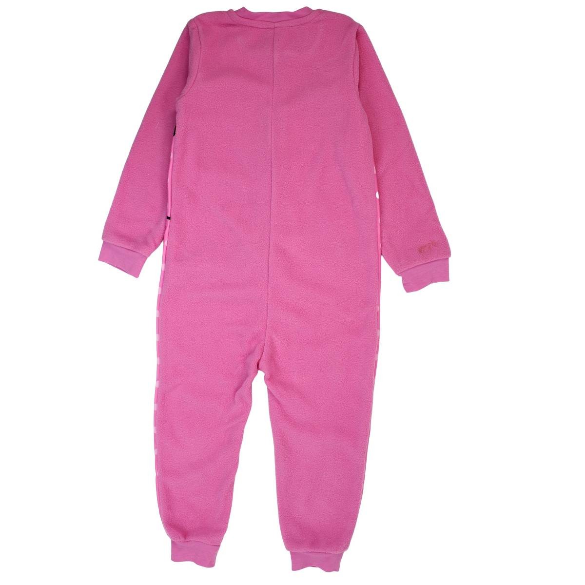 Combinaison Minnie - 4/5A Fille - Enfant - Rose - 100 % Polyester - 190 gsm Polaire - TrendyFlair