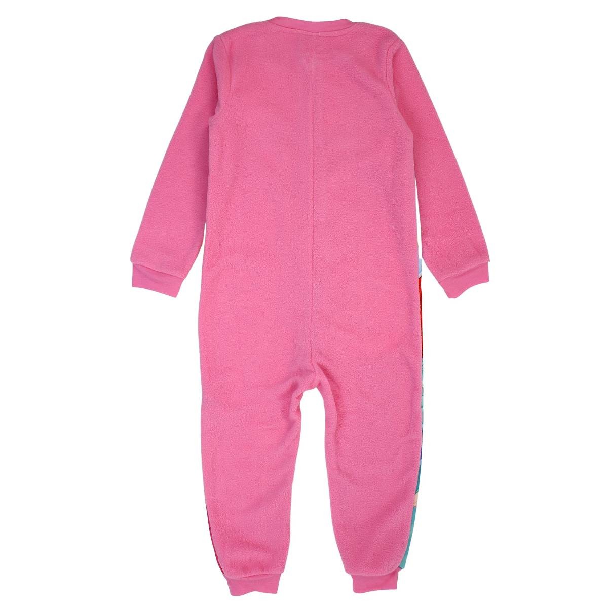 Combinaison Princesse - 4/5A Fille - Enfant - Rose - 100 % Polyester - 190 gsm Polaire - TrendyFlair