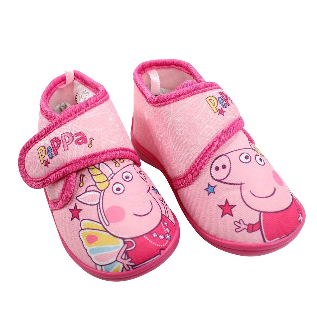 Chausson Peppa Pig - 23 Fille - Enfant - Rose - 100 % Polyester - TrendyFlair