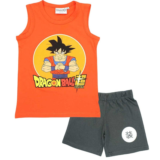 Ensemble DragonBall Z - 7A Garçon - Enfant - Orange - 100 % Coton - TrendyFlair