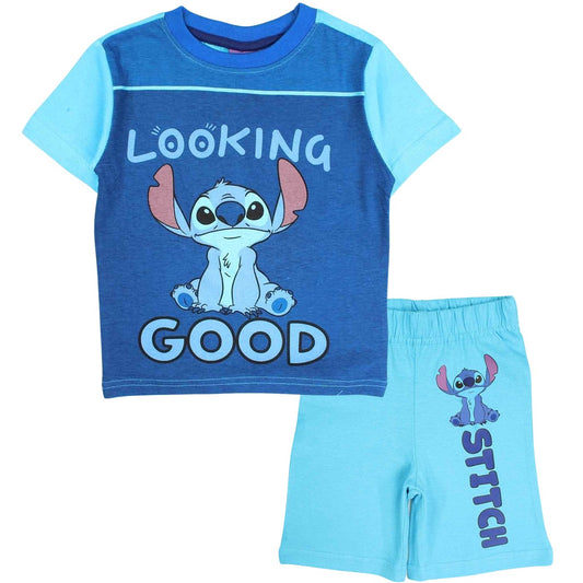 Ensemble Lilo Stitch - 4A Garçon - Enfant - Bleu - 100 % Coton - TrendyFlair