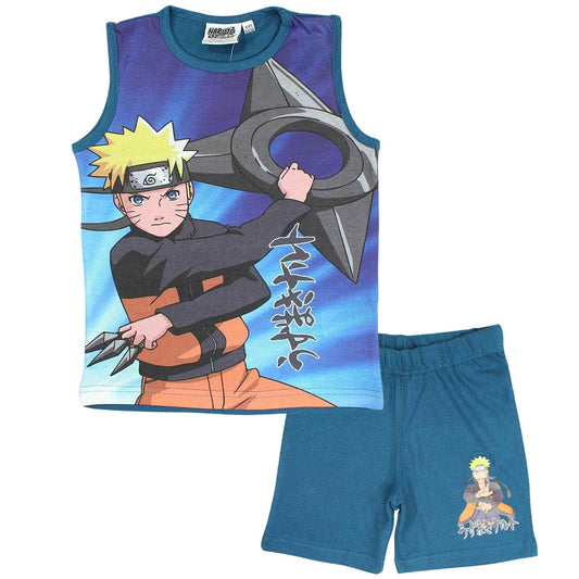 Ensemble Naruto - 7/8A Garçon - Enfant - Marine - 100 % Coton - TrendyFlair