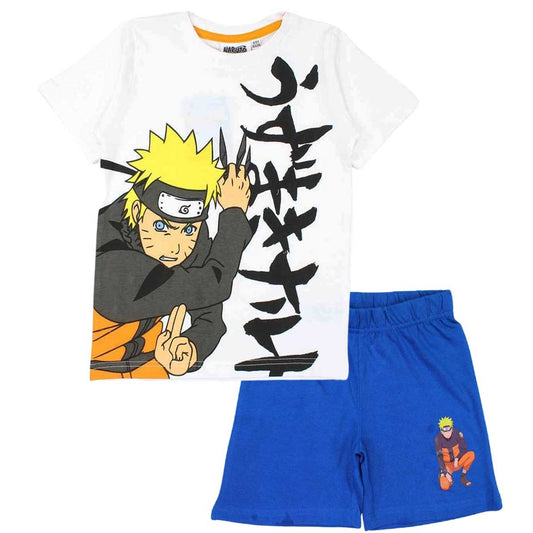 Ensemble Naruto - 4/6A Garçon - Enfant - Blanc - 100 % Coton - TrendyFlair