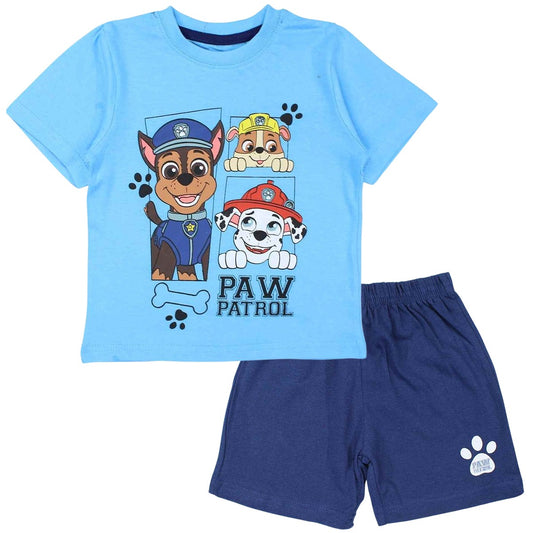 Ensemble Paw Patrol - 2A Garçon - Enfant - Bleu - 100 % Coton - TrendyFlair