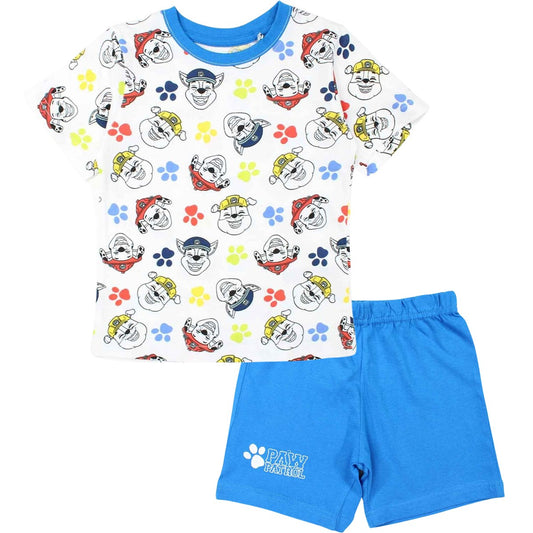 Ensemble Paw Patrol - 4A Garçon - Enfant - Bleu - 100 % Coton - TrendyFlair