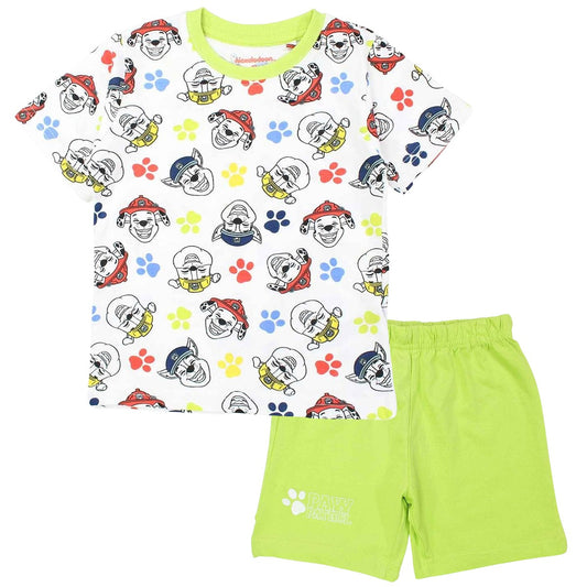 Ensemble Paw Patrol - 4A Garçon - Enfant - Vert - 100 % Coton - TrendyFlair