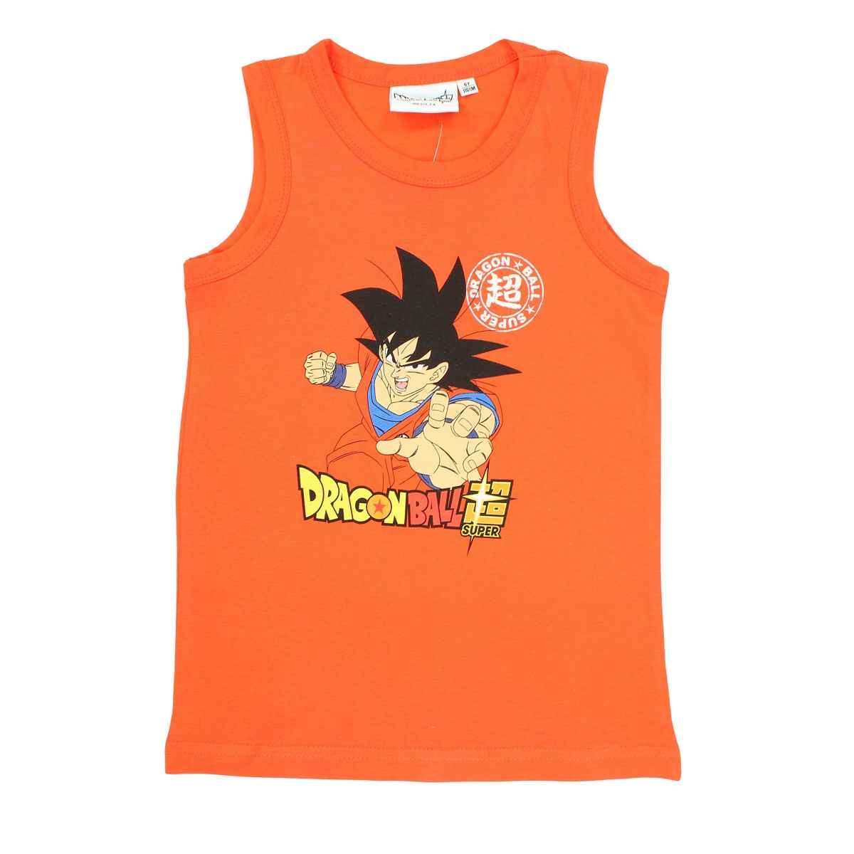 T-Shirt DragonBall Z - 6A Garçon - Enfant - Orange - 100 % Coton - TrendyFlair