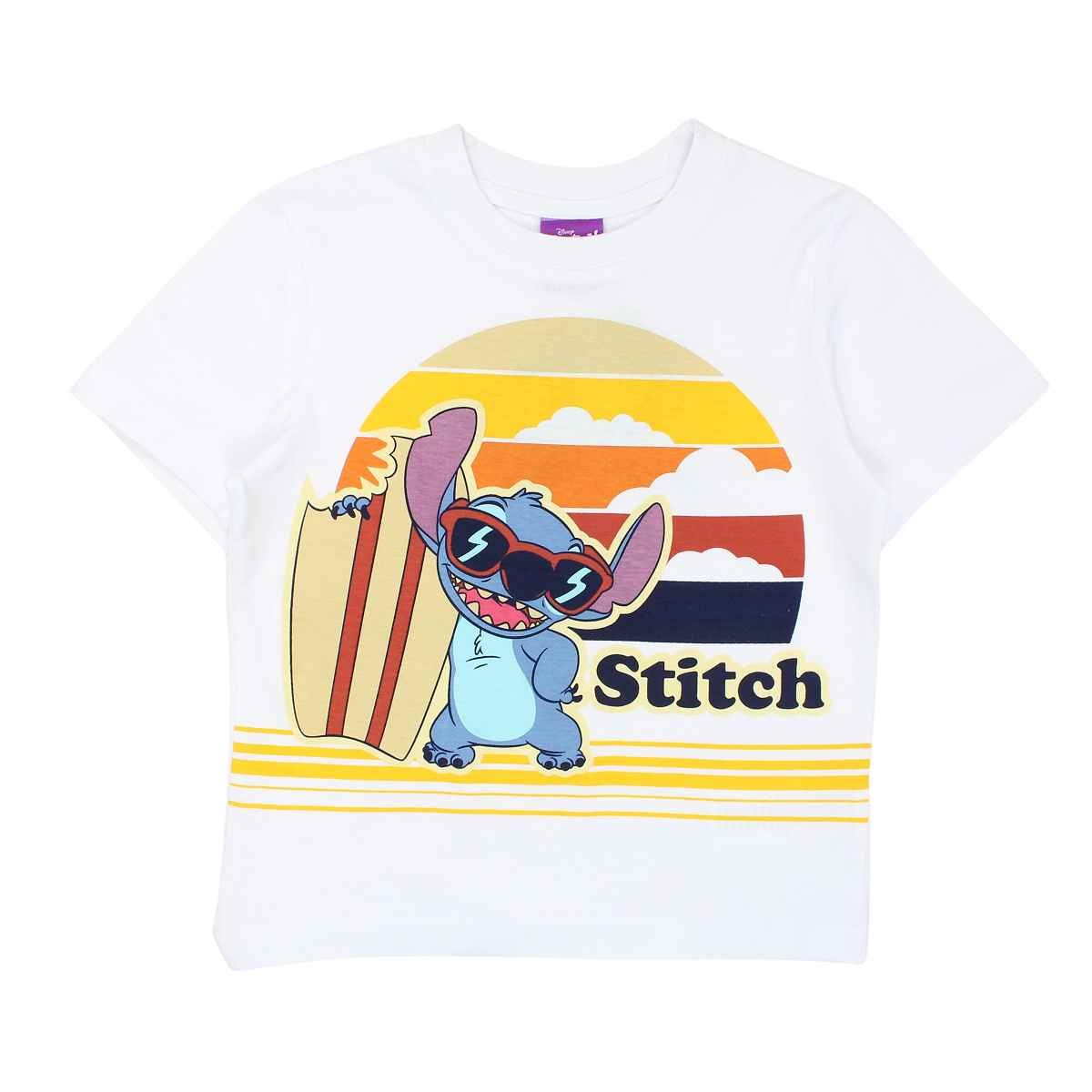T-Shirt Lilo et Stitch - 5A Garçon - Enfant - Blanc - 100 % Coton - TrendyFlair