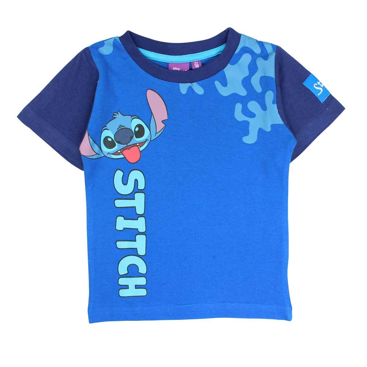 T-Shirt Lilo Stitch - 4A Garçon - Enfant - Marine - 100 % Coton - TrendyFlair