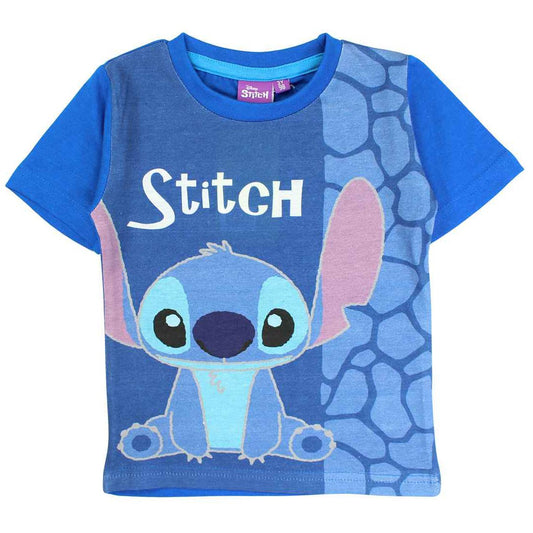 T-Shirt Lilo Stitch - 4A Garçon - Enfant - Bleu - 100 % Coton - TrendyFlair