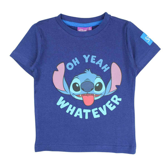 T-Shirt Lilo Stitch - 4A Garçon - Enfant - Marine - 100 % Coton - TrendyFlair
