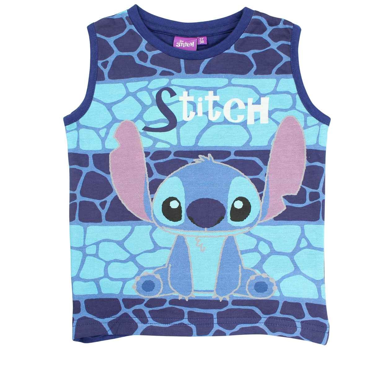 T-Shirt Lilo Stitch - 3A Garçon - Enfant - Marine - 100 % Coton - TrendyFlair