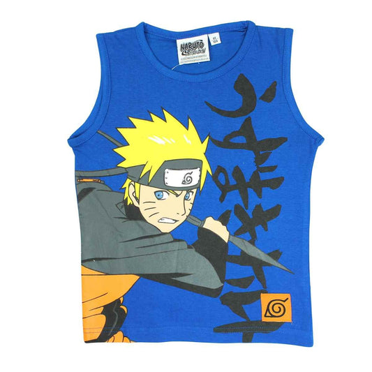 T-Shirt Naruto - 4A Garçon - Enfant - Bleu - 100 % Coton - TrendyFlair
