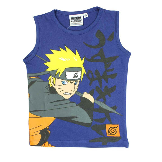 T-Shirt Naruto - 4A Garçon - Enfant - Marine - 100 % Coton - TrendyFlair