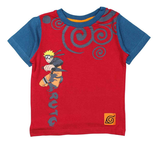 T-Shirt Naruto - 6A Garçon - Enfant - Rouge - 100 % Coton - TrendyFlair