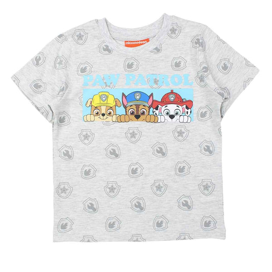 T-Shirt Paw Patrol - 4A Garçon - Enfant - Gris - 100 % Coton - Gris: 98 % Coton - 2 % viscose - TrendyFlair