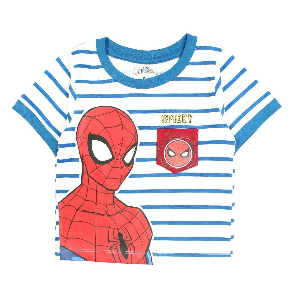 T-Shirt Spiderman - 5A Garçon - Enfant - Bleu - 100 % Coton - TrendyFlair