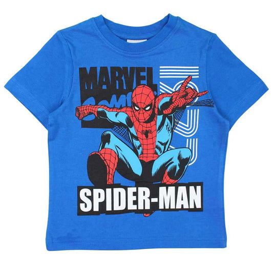 T-Shirt Spiderman - 5A Garçon - Enfant - Noir - 100 % Coton - TrendyFlair