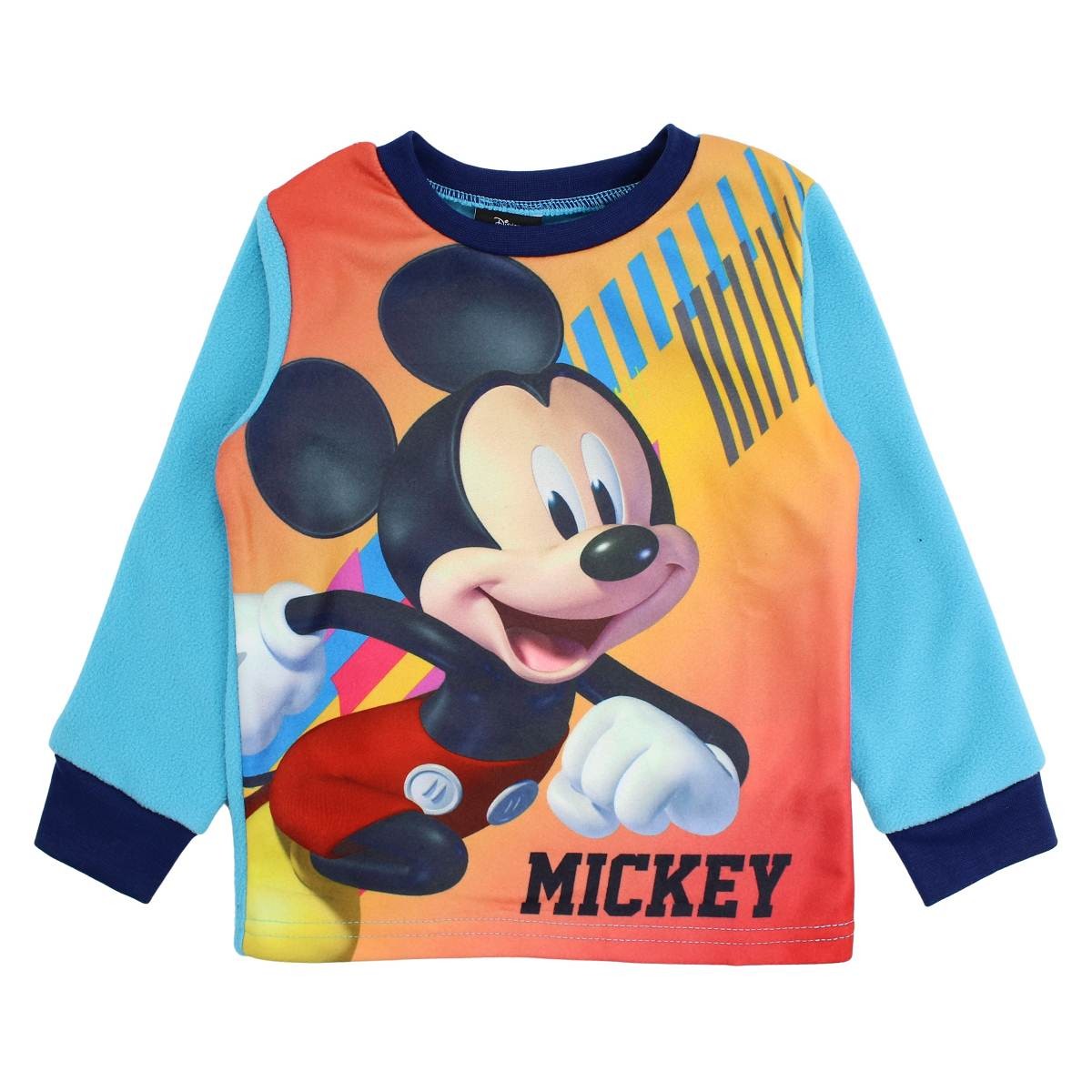 Pyjama polaire Mickey - 3A Garçon - Enfant - Bleu - 100 % Polyester - 190 gsm polar fleece - TrendyFlair