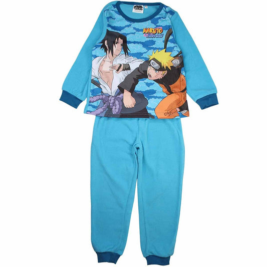 Pyjama polaire Naruto - 6A Garçon - Enfant - Bleu - 100 % Polyester - polaire - TrendyFlair