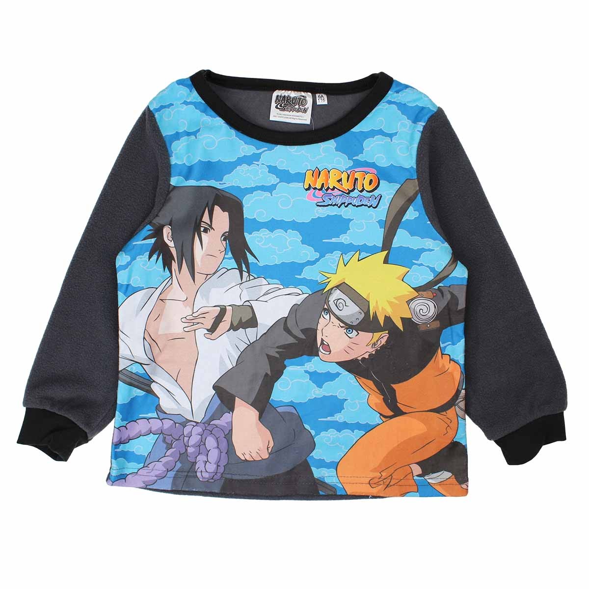 Pyjama polaire Naruto - 6A Garçon - Enfant - Gris - 100 % Polyester - polaire - TrendyFlair