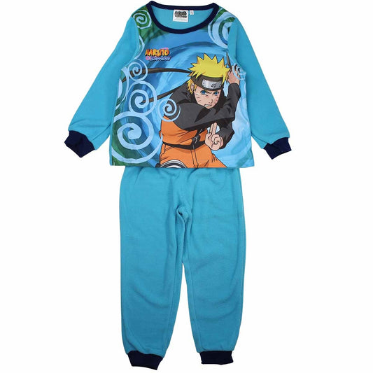 Pyjama polaire Naruto - 6A Garçon - Enfant - Bleu - 100 % Polyester - polaire - TrendyFlair