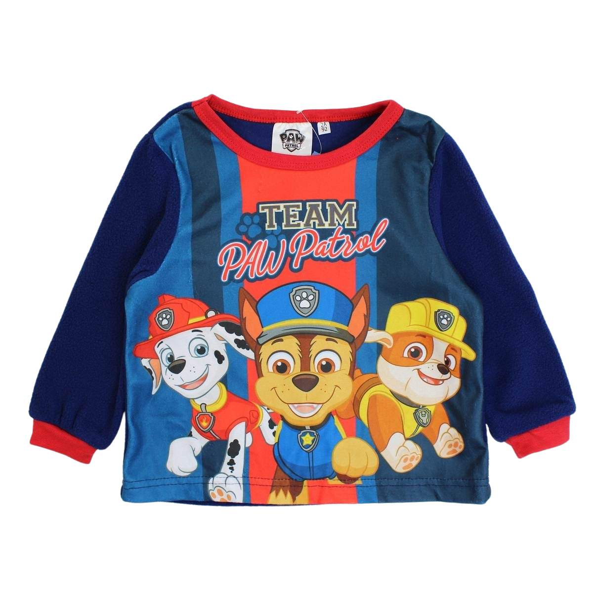 Pyjama polaire Paw Patrol - 2A Garçon - Enfant - Marine - 100 % Polyester - polaire - TrendyFlair