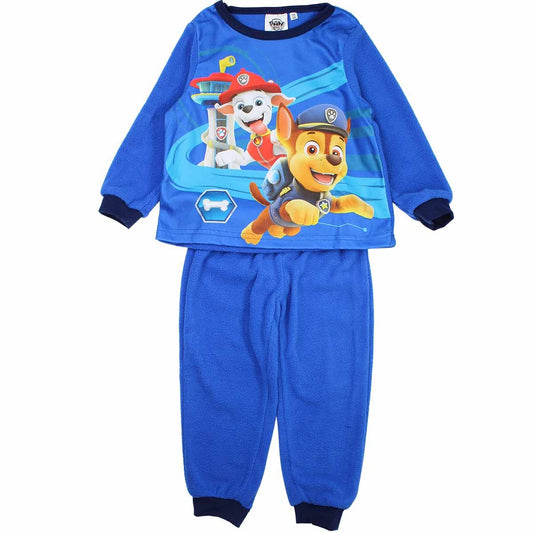 Pyjama polaire Paw Patrol - 2A Garçon - Enfant - Bleu - 100 % Polyester - polaire - TrendyFlair