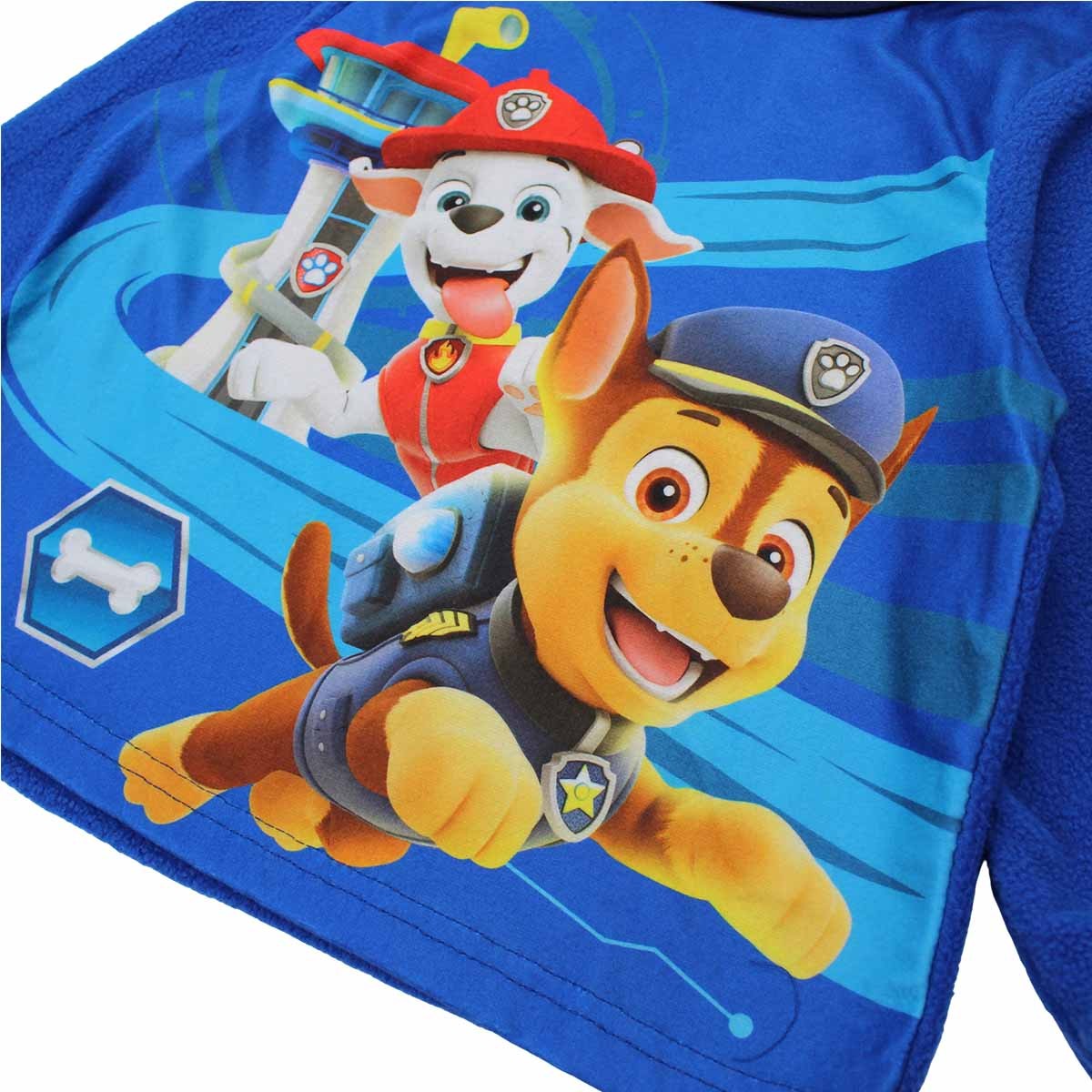 Pyjama polaire Paw Patrol - 2A Garçon - Enfant - Bleu - 100 % Polyester - polaire - TrendyFlair