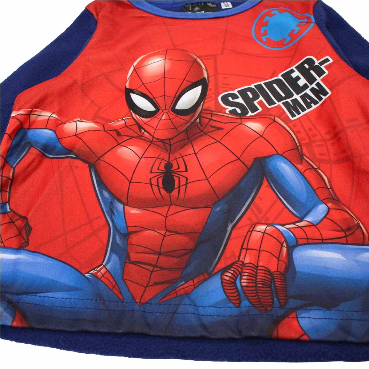 Pyjama polaire Spiderman - 3A Garçon - Enfant - Marine - 100 % Polyester - polaire - TrendyFlair