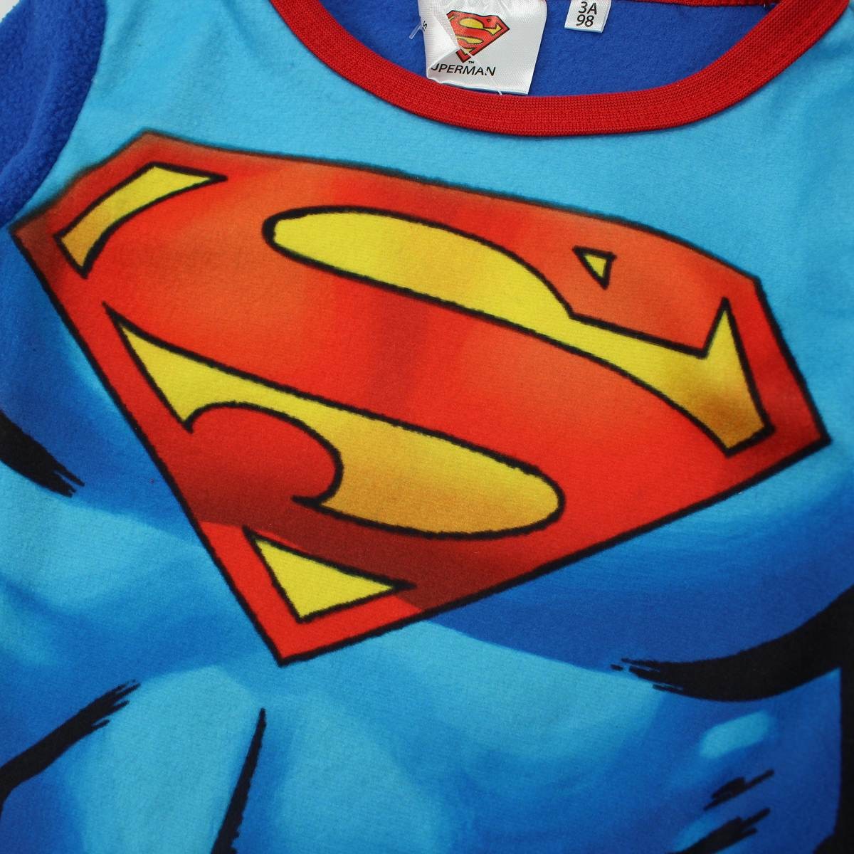 Pyjama polaire Superman - 3A Garçon - Enfant - Marine - 100 % Polyester - polaire - TrendyFlair
