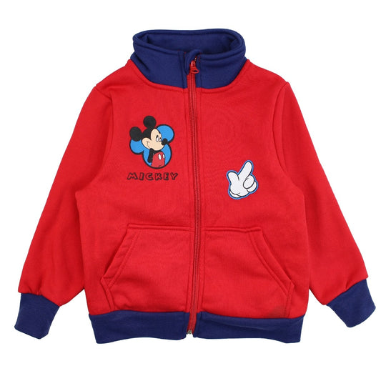 Veste Mickey - 3A Garçon - Enfant - Rouge - 100 % Polyester - 240 GSM - TrendyFlair
