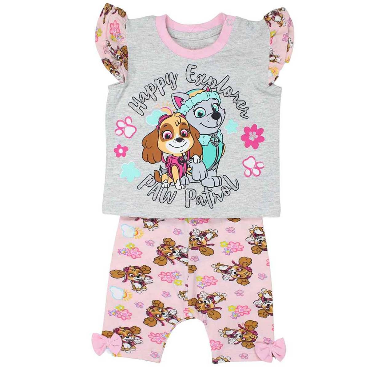 Ensemble bébé Paw Patrol - 3M Bébé Garçon - Enfant - Rose - T-Shirt: 62 % Coton - 38 % Polyester - Leggings: 95 % Coton - 5 % Élasthanne - TrendyFlair
