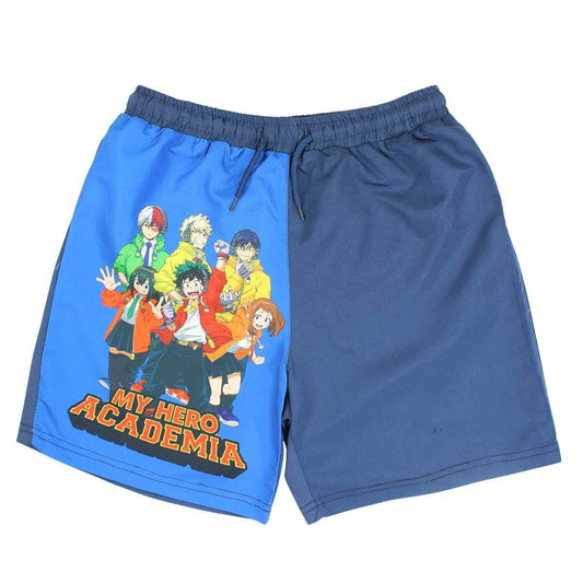 Short de bain My Hero Academia - 10A Garçon - Enfant - Bleu - 100 % Polyester - TrendyFlair