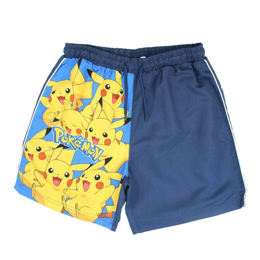 Short de bain Pokemon - 10A Garçon - Enfant - Bleu - 100 % Polyester - TrendyFlair
