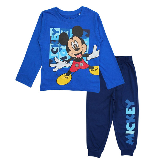 Pyjama coton Mickey - 2A Garçon - Enfant - Marine - 100 % Coton - TrendyFlair