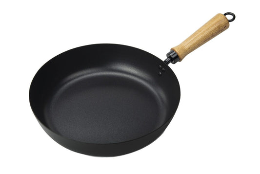 Wok avec revêtement antiadhésif - En acier carbone - Compatible toutes plaques de cuisson | 30 cm | Noir | TRENDYFLAIR