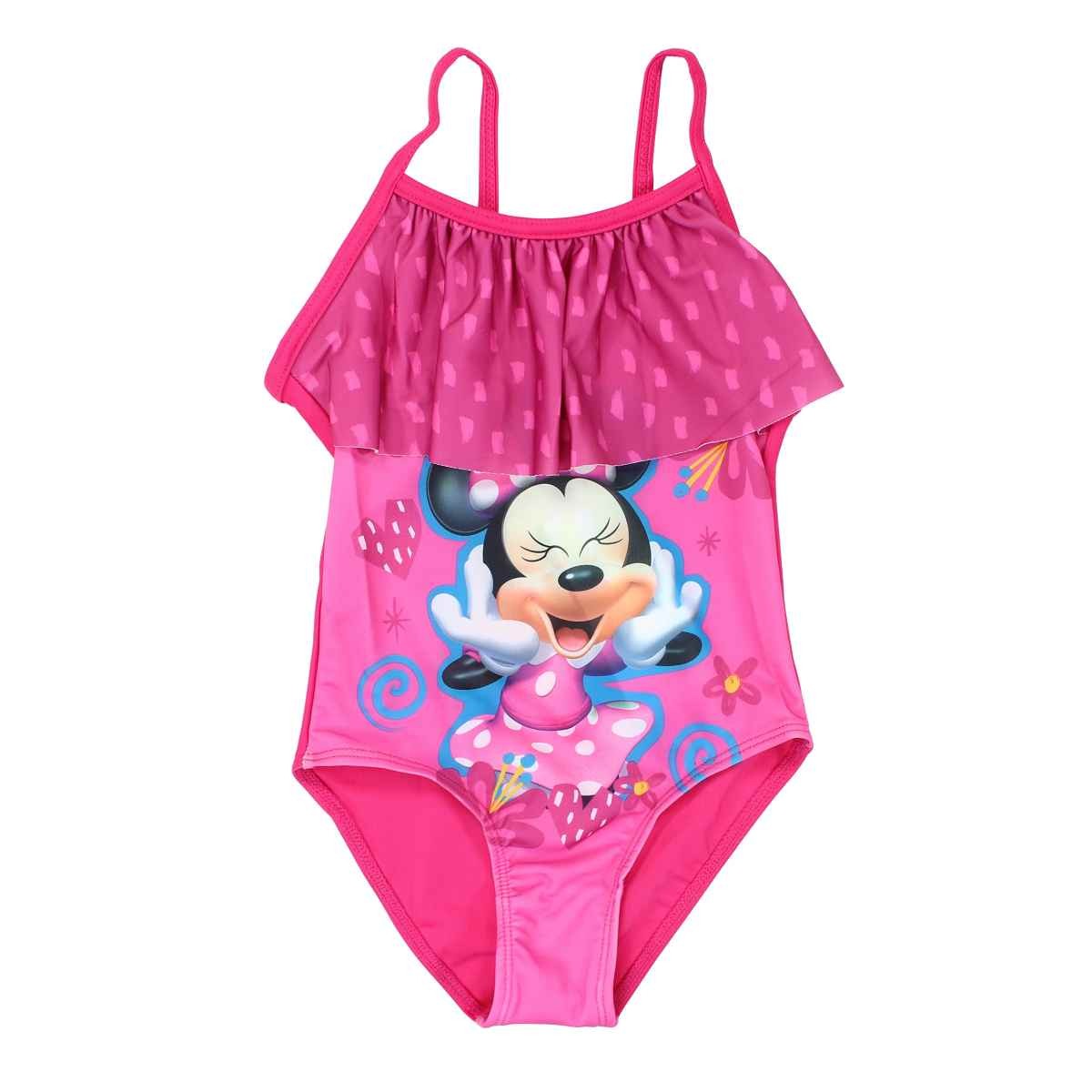 Maillot de bain Minnie - 3/4A Fille - Enfant - Rouge - 85% Polyester 15% Elasthan - TrendyFlair