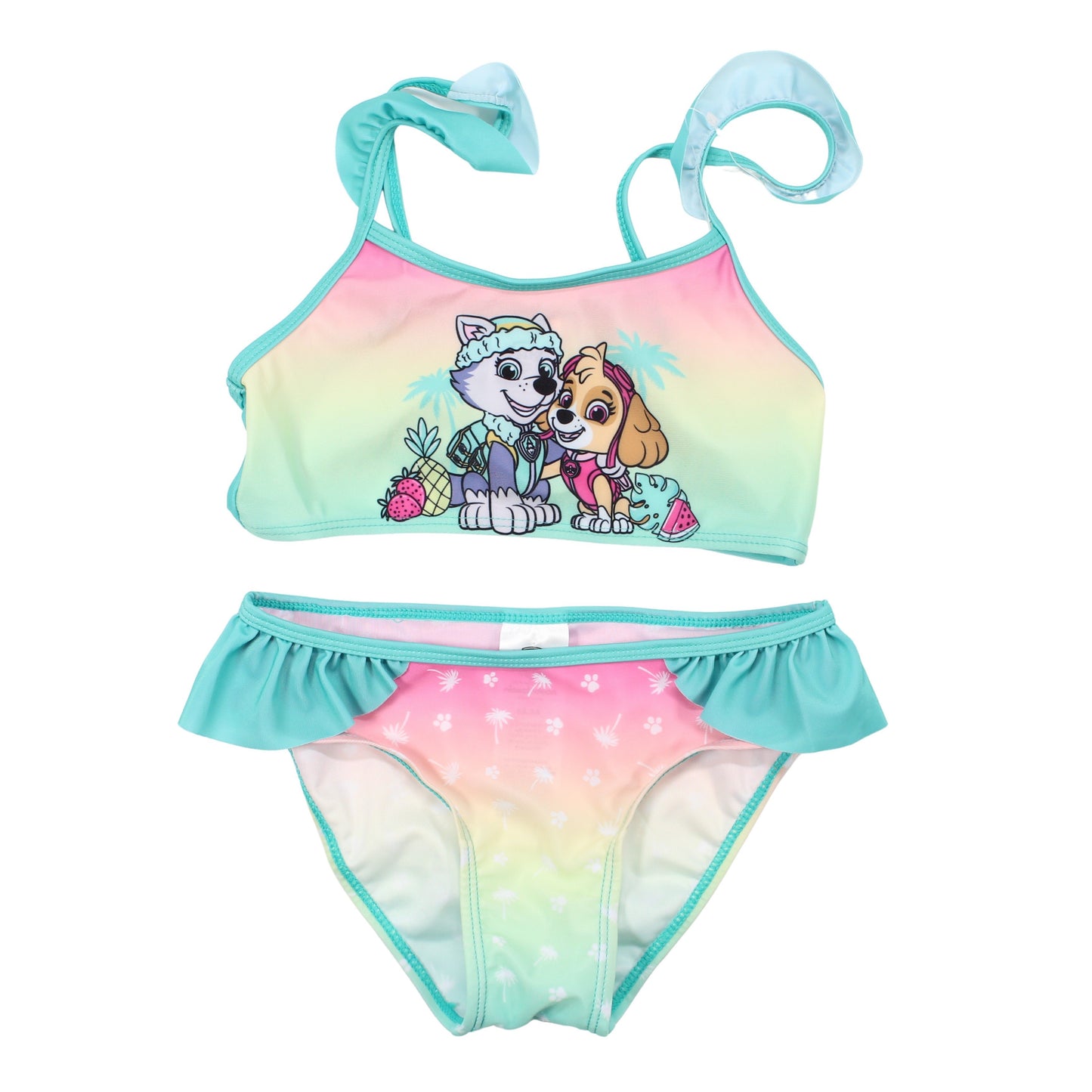 Maillot de bain sur cintre Paw Patrol - 2/3A Fille - Enfant - Bleu - 87% Polyester 13% Élasthanne - TrendyFlair