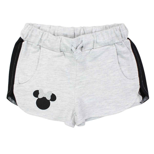 Short Minnie - 3A Fille - Enfant - Gris - 98 % Coton - 2 % Polyester - TrendyFlair