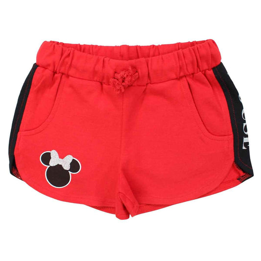 Short Minnie - 3A Fille - Enfant - Rouge - 98 % Coton - 2 % Polyester - TrendyFlair